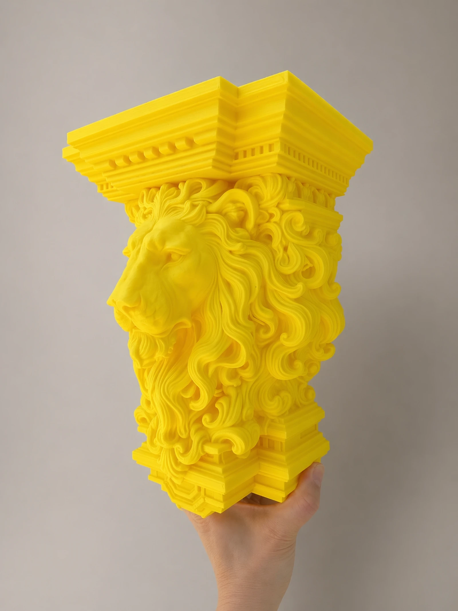 Leeuwenkop gele kleur 25 cm 💛 – photo 9